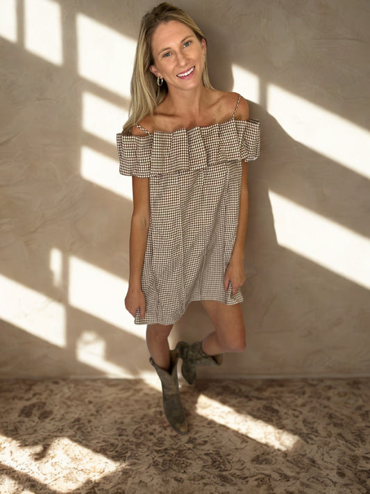 Houndstooth Dress