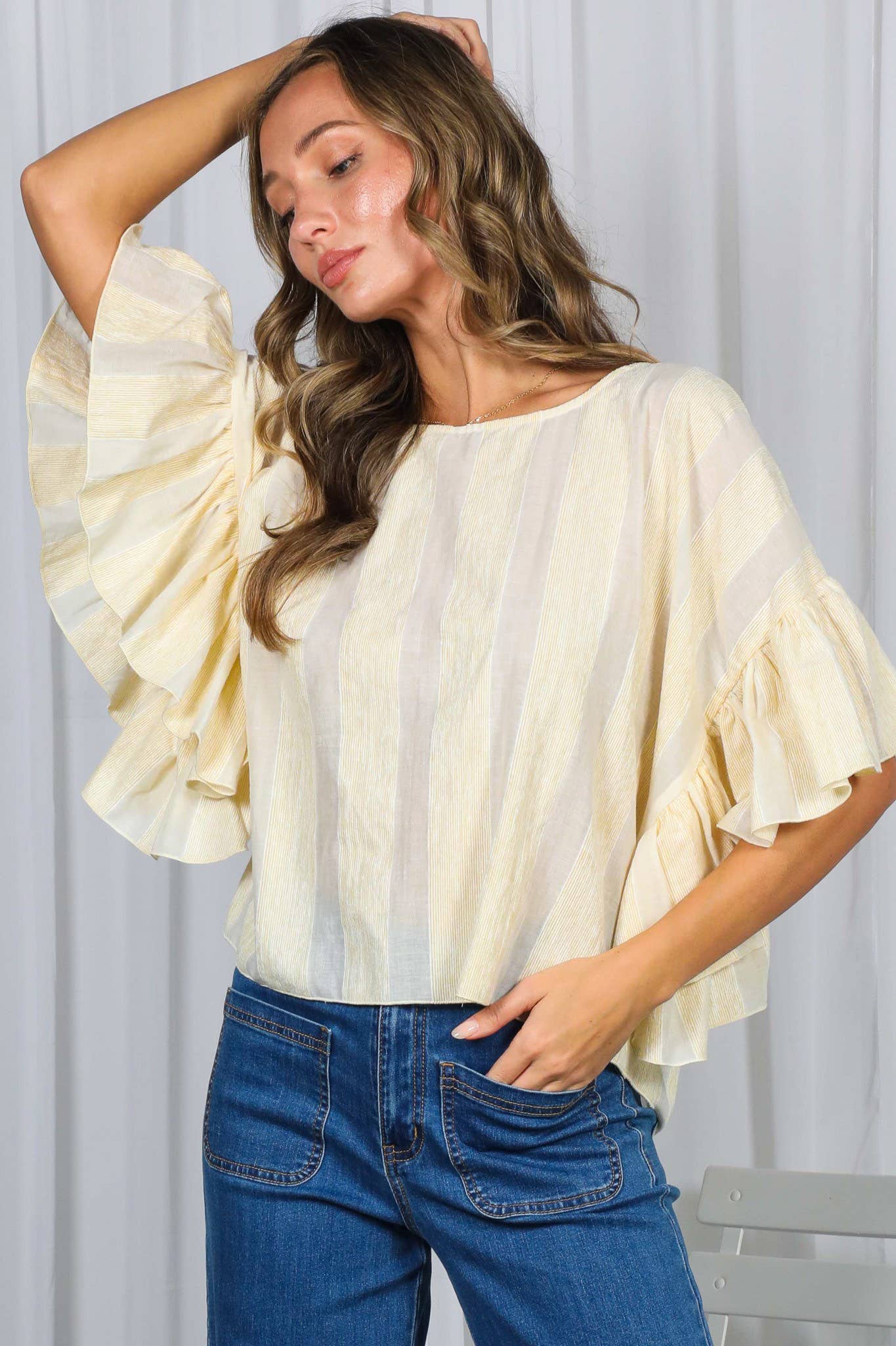 Wild Ruffle Embellished
