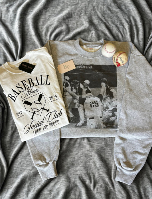 Baseball Sweater- Available in men's sizes