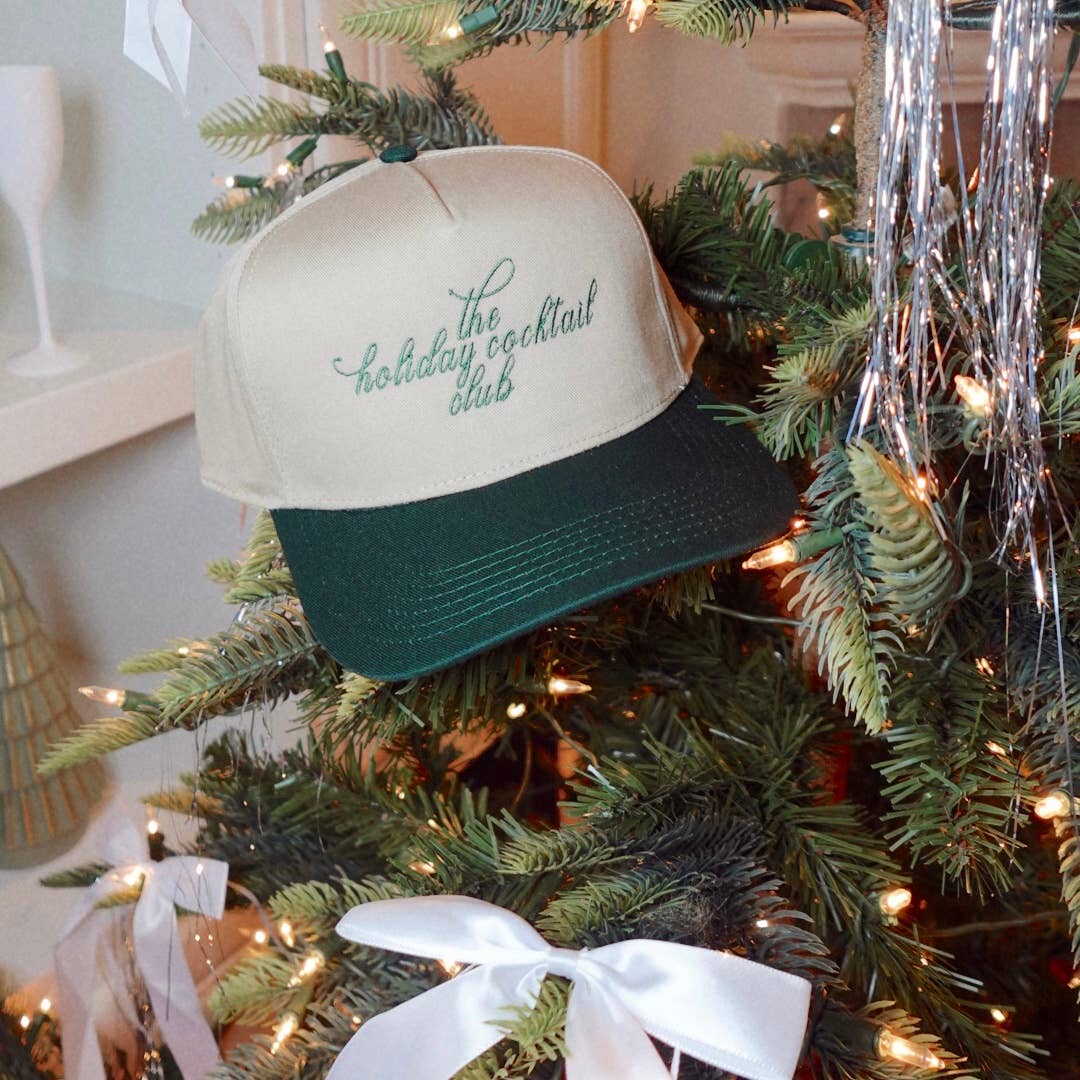 The Holiday Cocktail Club Trucker Hat (Embroidered)