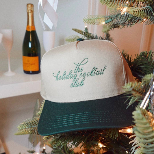 The Holiday Cocktail Club Trucker Hat (Embroidered)